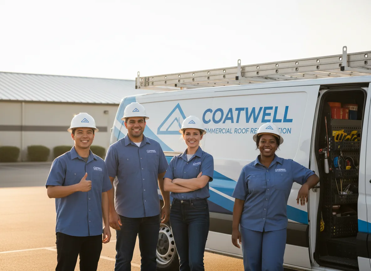 Commercial roof coating company in Damar, KS
